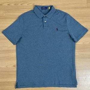 Polo Ralph Lauren Golf Shirt Regular Fit Mens Large Bluish Gray